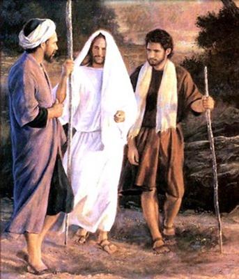 El encuentro de Jesús y dos de sus discipulos